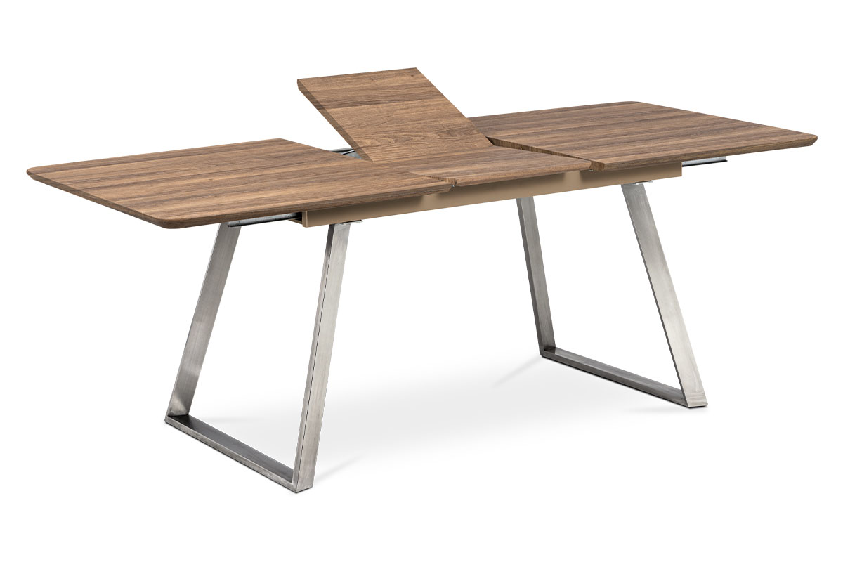 MDF cover oak color paper, Frame under the top: Metal tube with Oak color deaign,Legs:Brush stain